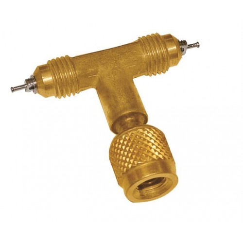 T- Stück 1/4"FL-M x 1/4"FL-M x 1/4"FL-F für Digitale Monteurhilfen und Vakuummeter 45-98061 T- Stück 1/4"FL-M x 1/4"FL-M x 1/4"FL-F für Digitale Monteurhilfen und Vakuummeter 45-98061