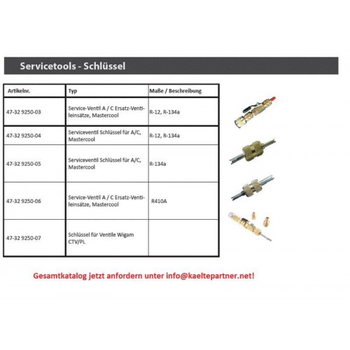 Schraderventildreher für Auto-Klimaanlage R134a, R12 Schraderventildreher für Auto-Klimaanlage R134a, R12