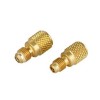 R410a Adapter 1/4 Innengewinde x 5/16 SAE Aussengewinde mit Ventildrücker R410a Adapter 1/4 Innengewinde x 5/16 SAE Aussengewinde mit Ventildrücker