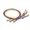 Füllschläuche Set "GY" 150cm 3 Stück, Anschlüsse gerade x 45° mit Drücker mit blister WIGAM 3GYSA/4-4/56V4/BRY Füllschläuche Set "GY" 150cm 3 Stück, Anschlüsse gerade x 45° mit Drücker mit blister WIGAM 3GYSA/4-4/56V4/BRY