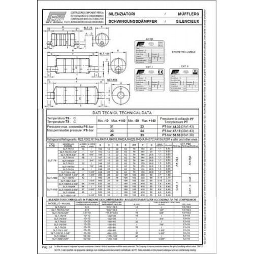 Geräuschdämpfer Frigo-Mec - 12 mm Geräuschdämpfer Frigo-Mec - 12 mm
