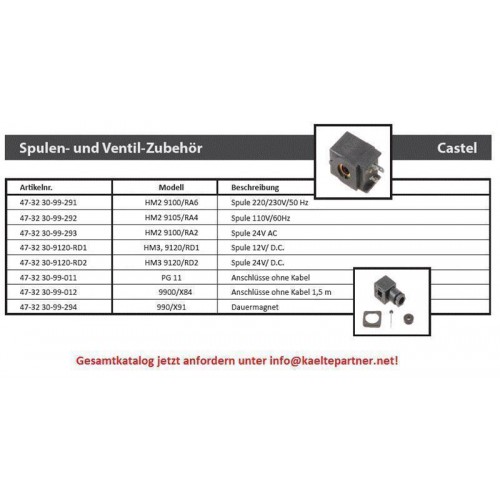 Dauermagnet für Magnetventil Castel, 9900/X91 Dauermagnet für Magnetventil Castel, 9900/X91