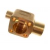 Thermostatisches Expansionsventil Unterteil Danfoss TE5, gerade, Eintritt, Austritt 12x22 mm Thermostatisches Expansionsventil Unterteil Danfoss TE5, gerade, Eintritt, Austritt 12x22 mm