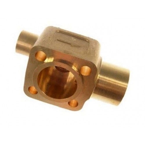 Thermostatisches Expansionsventil Unterteil Danfoss TE5, gerade, Eintritt, Austritt 12x22 mm Thermostatisches Expansionsventil Unterteil Danfoss TE5, gerade, Eintritt, Austritt 12x22 mm
