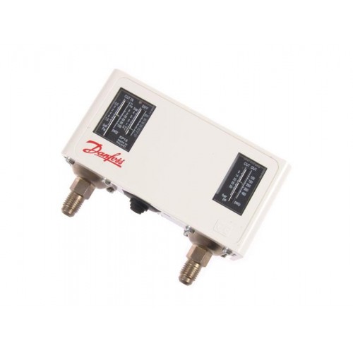Druckschalter Danfoss Dual, KP15, automatischer Reset, Eingang 1/4" Druckschalter Danfoss Dual, KP15, automatischer Reset, Eingang 1/4"