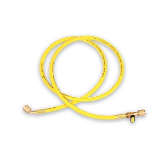 Füllschlauch "W" 150cm mit Absperrventil, Anschlüsse gerade x 45° mit Drücker WIGAM V/WSA/5-5/60 Füllschlauch "W" 150cm mit Absperrventil, Anschlüsse gerade x 45° mit Drücker WIGAM V/WSA/5-5/60