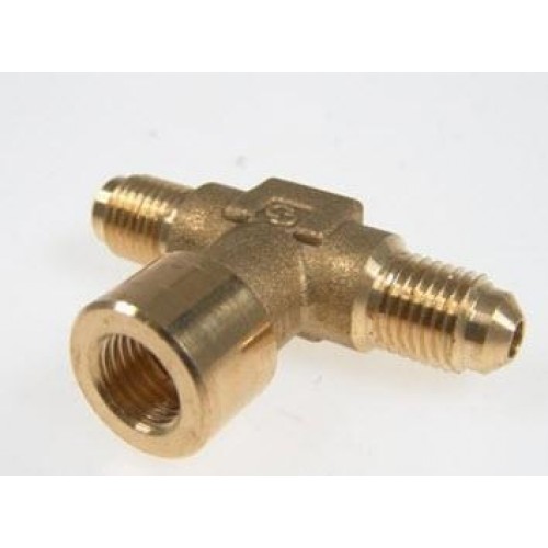 T-Stück 1/4" x 1/4" x 1/8" NPT F T-Stück 1/4" x 1/4" x 1/8" NPT F