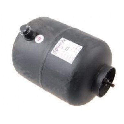 Kältemittelsammler, 5,6 l, Eingang 1" SAE, Ausgang 1" SAE, M10 Kältemittelsammler, 5,6 l, Eingang 1" SAE, Ausgang 1" SAE, M10