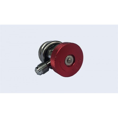 Serviceadapter Schnellkupplung für A/C Hochdruck, Außengewinde 1/4" SAE x 16 mm Serviceadapter Schnellkupplung für A/C Hochdruck, Außengewinde 1/4" SAE x 16 mm