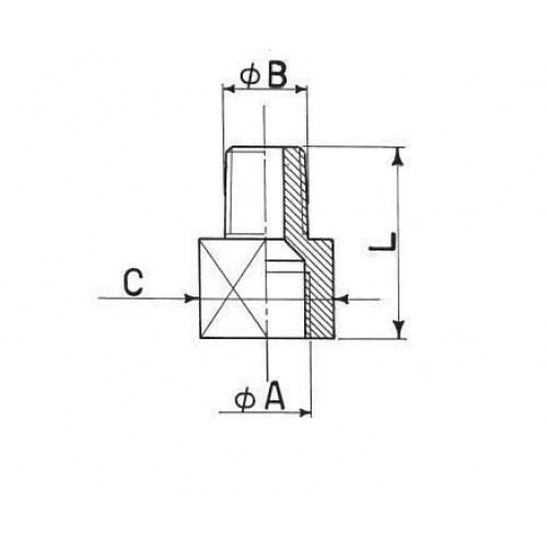 Reduziernippel Bördelanschluss f. 1/4 x NPT 1/8 WIGAM U5-4A Reduziernippel Bördelanschluss f. 1/4 x NPT 1/8 WIGAM U5-4A