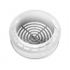 Kunststoff Diffusor MV 125 PFs mit Montageflanschen und Insektenschutznetz für Be- und Entlüftung, Lüftungsrohr 125 mm Kunststoff Diffusor MV 125 PFs mit Montageflanschen und Insektenschutznetz für Be- und Entlüftung, Lüftungsrohr 125 mm