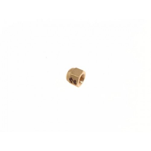 Bördelmutter / Überwurfmutter Gewinde 1/4" Lochgröße 6 mm Bördelmutter / Überwurfmutter Gewinde 1/4" Lochgröße 6 mm