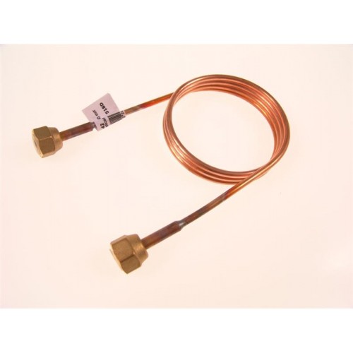 Druckausgleichsleitung / Kapillarrohr mit Muttern 1/4 "SAE, L = 1 m, d = 2,5 mm mit Ventildrücker Druckausgleichsleitung / Kapillarrohr mit Muttern 1/4 "SAE, L = 1 m, d = 2,5 mm mit Ventildrücker