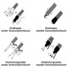 Installationskit (4 Schrumpfschlauchstücke) für VWC-511/512/513 Installationskit (4 Schrumpfschlauchstücke) für VWC-511/512/513