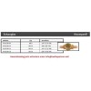 Schauglas Honeywell SBI 16, 5/8 x 5/8" SAE, Bördelanschlüsse
