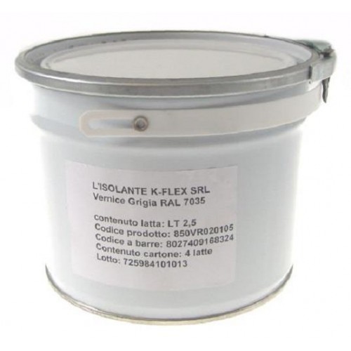 Schutzbeschichtung K-FLEX 2,5 l, RAL7035 Schutzbeschichtung K-FLEX 2,5 l, RAL7035
