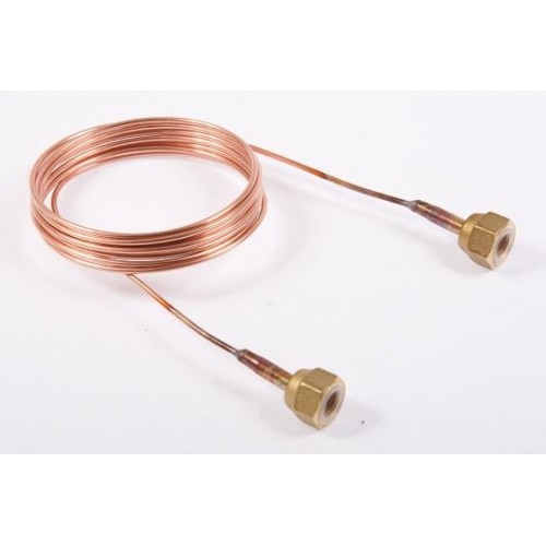 Druckausgleichsleitung / Kapillarrohr mit Überwurfmutter 1/4" SAE, L = 1,5 m, mit Ventildrücker Druckausgleichsleitung / Kapillarrohr mit Überwurfmutter 1/4" SAE, L = 1,5 m, mit Ventildrücker