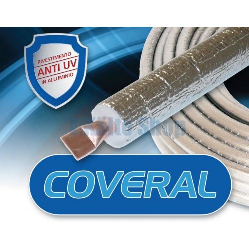 Isoliertes Kupferrohr 1/4"-0,8mm Coveral 50m Bund