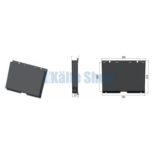Verdunsterschale f. Wandmontage 1.65L 300x223x37mm Verdunsterschale f. Wandmontage 1.65L 300x223x37mm