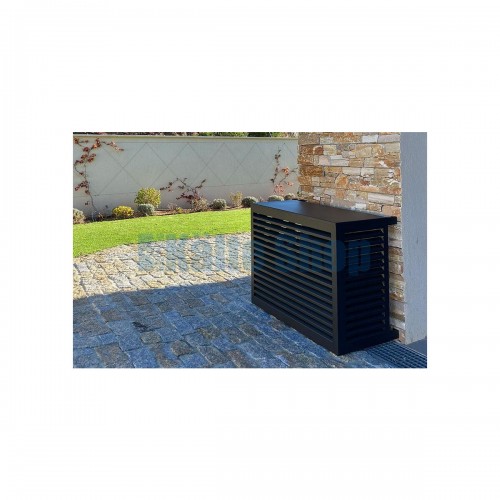 Verkleidung Außeneinheit L Alu RAL7016 950x1100x550-700 Verkleidung Außeneinheit L Alu RAL7016 950x1100x550-700