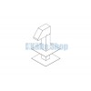 Dachdurchführung Alu mit höhenverstellbaren Unterbau 80x80mm H=275mm Dachdurchführung Alu mit höhenverstellbaren Unterbau 80x80mm H=275mm