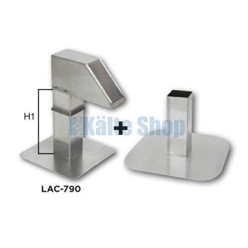 Dachdurchführung Alu mit höhenverstellbaren Unterbau 125x125mm H=400mm Dachdurchführung Alu mit höhenverstellbaren Unterbau 125x125mm H=400mm