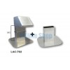 Dachdurchführung Alu mit höhenverstellbaren Unterbau 125x250mm H=600mm Dachdurchführung Alu mit höhenverstellbaren Unterbau 125x250mm H=600mm