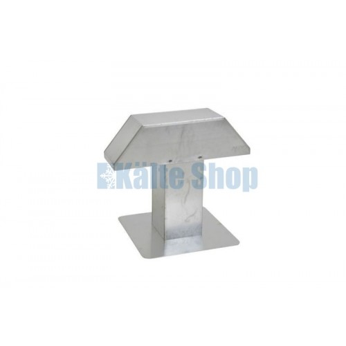 Dachdurchführung Alu Doppelauslass 200x200mm H=600mm Dachdurchführung Alu Doppelauslass 200x200mm H=600mm