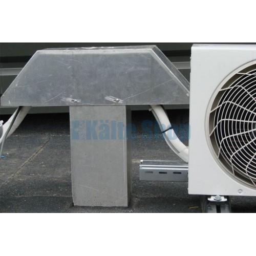 Dachdurchführung Alu Doppelauslass 200x200mm H=600mm Dachdurchführung Alu Doppelauslass 200x200mm H=600mm