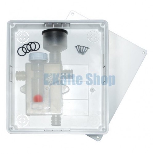 Siphon Double mit horizontalem Auslauf Siphon Double mit horizontalem Auslauf