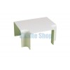 T-Stück Eco Duct 80x60mm elfenbein T-Stück Eco Duct 80x60mm elfenbein