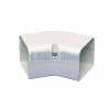 Flacher Bogen 90° Speedi Duct 70x65mm elfenbein Flacher Bogen 90° Speedi Duct 70x65mm elfenbein