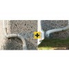 Flexibles Verbindungsstück 105x65mm elfenbein Flexibles Verbindungsstück 105x65mm elfenbein