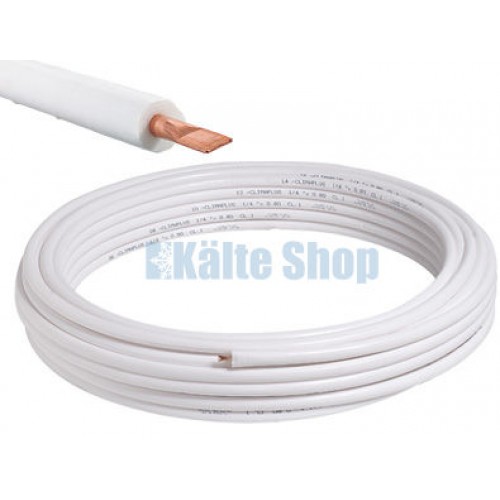Isoliertes Kupferrohr 1/4"-0,8mm 50m Bund