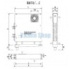 Thekenverdampfer RM70/348C m. doppelseitigen Luftausl. Rivacold