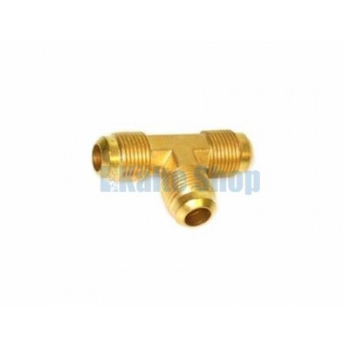 T-Stück V 1/4"SAE - 1/4"SAE - 1/8"NPT T-Stück V 1/4"SAE - 1/4"SAE - 1/8"NPT